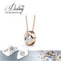 Destin bijoux cristal de Swarovski classique pendentif & collier